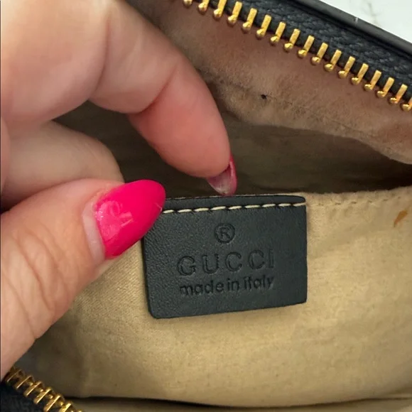 Black Quilted Crossbody Bag - Picture 2 of 7